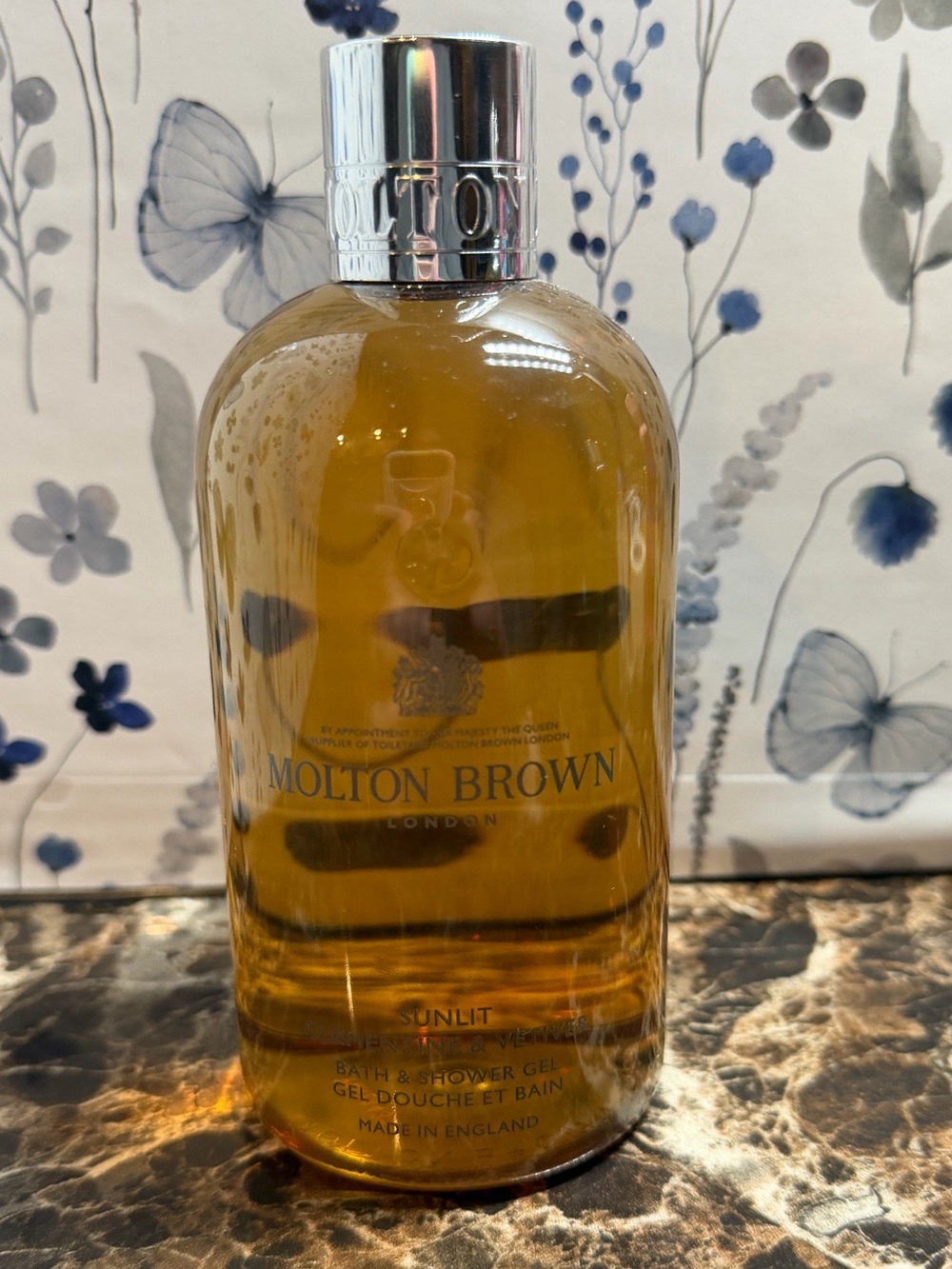Molton Brown Sunlit Clementine & Vetiver Bath & Shower Gel Made in England 10oz